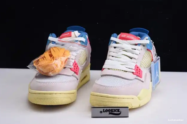 Rep LUCY Air Retro Union Jordan 4 DC9533-800 Ice Guava 0613